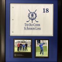 St Andrews print A St Andrews golf print, custom framed